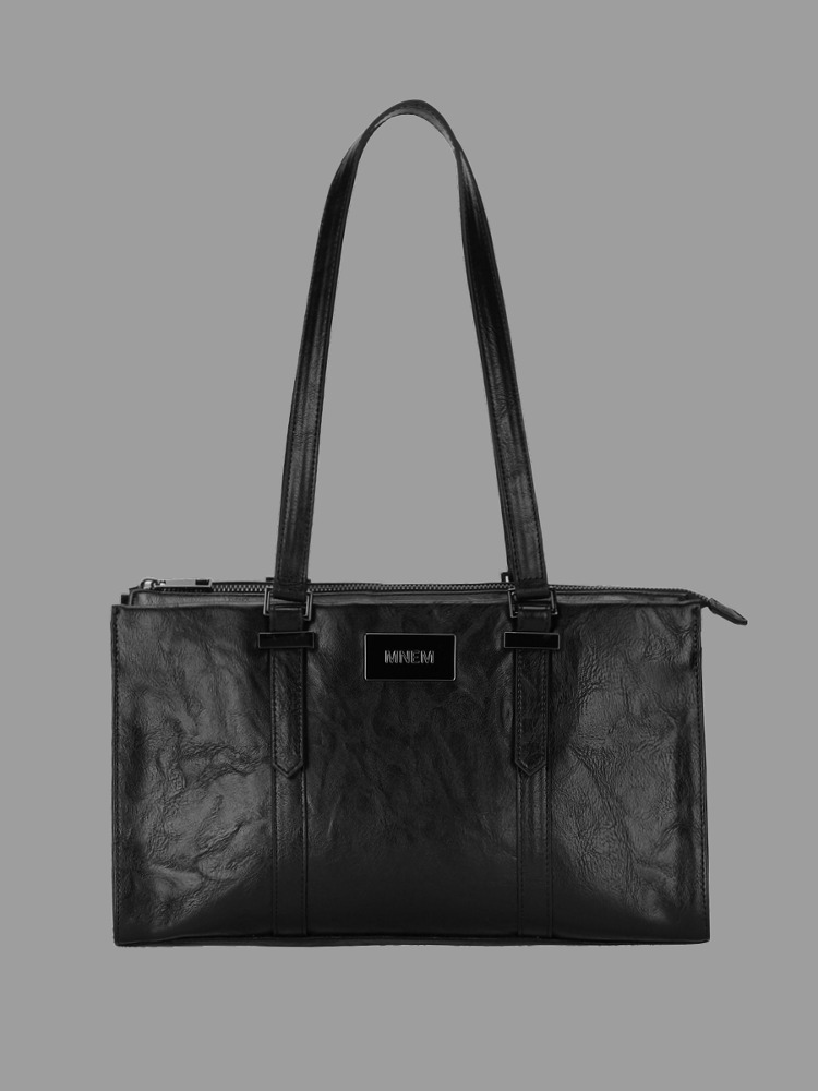 2nd) [mnem] leather shoulder bag