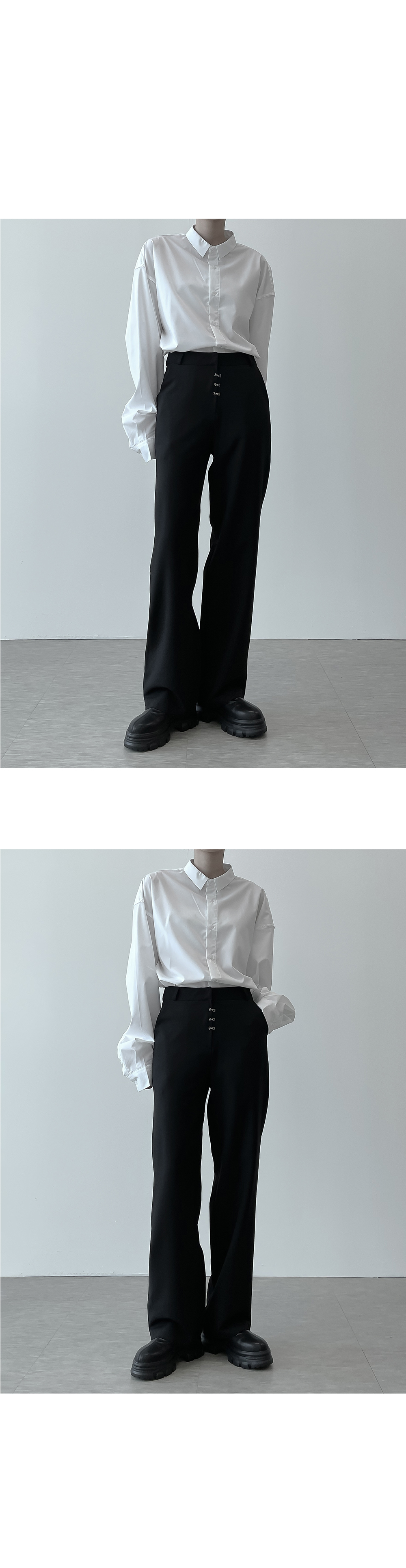 Pants white color image-S1L5